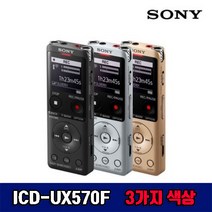 소니 보이스레코더 / ICD-UX570F 3가지 색상 홍콩 직수입, 골드
