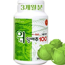 대용량 온가족 양배추환 위속쓰림 양배추효소 상복부팽만 속이더부룩할때 위활동촉진제 위 위점막 보호 도움 360g, 1개