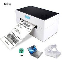 라벨 프린터 4x6 데스크탑 열 Etsy Shopify Ebay Amzon FedEx ups와 호환 가능, 9220 USB with holder1_EU plug
