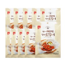 (10개묶음)철판에 메메 잘구운 오징어 37g x 10, 10개
