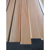 바나나목재 히노끼(편백) 무절 루바 10Tx100x3600mm (8개묶음 ) 중국가공