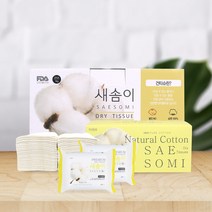 프리미엄 목화 순면 건티슈 100매, 1개