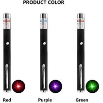레이저 광경 포인터 5mw 강력한 녹색 파란색 빨간색 점 laser light pen high power laser meter 405nm 530nm 650nm green lazer, 3개