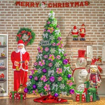 270cm 엔젤핑크 풍성한 스카치솔잎 트리 풀세트트리, 단품