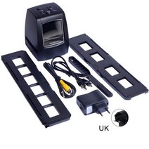 필름 스캐너 스케너 스캔 필림 Film Converter Resolution USB 35mm Photo Scanners High-performance Blac, CHINA, UK Plug