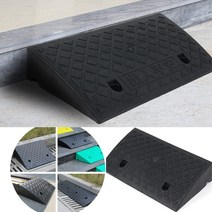 계단 문턱 휠체어 진입판(50X27X11CM) (블랙) 차량경사판 장애인경사판