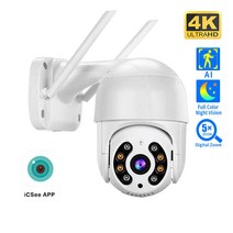 클라우드CCTV 홈캠 스마트폰 cctv 8MP-4K 무선 PTZ 카메라 HD 1080P 컬러 나이트 비전 Wifi IP 야외 5MP Ai 자동 추적 CCTV 감시 캠 iCsee, [05] 5MP NO Card, [04] 영국 플러그, 20.5MP NO Card - 영국 플러그