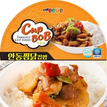 즉석 요리 안동 찜닭 컵밥 380g X7개 간편식 컵반 간편식/즉석밥/컵반/컵밥/즉석식품간식/분식재료/즉석덮밥/냉동밥/즉석조리식품, 1
