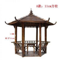 정자 팔각정자 육각정자 나무102882, Type A 11cm 사각기둥(무료배송