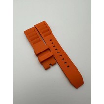 FKM 퀵 릴리스 불소 고무 시계 스트랩 리차드 밀 밴드 손목 벨트 팔찌 액세서리 뉴 디자인 20mm 22mm, 01 orange_02 22mm