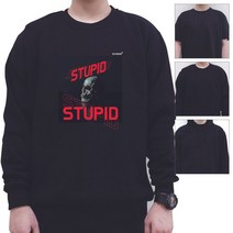 키밍 stupid 티셔츠 스컬 디자인 후드 맨투맨 반팔티