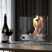 가정용불멍난로 에탄올난로미니화로 차박불멍난로 실내용 미니불멍 벽난로