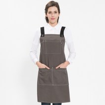 카페 커피숍 바리스타 업소용 서빙 옥스포드 작업 앞치마, 3.네이비(A-532-1)