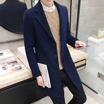 남성 가을 겨울 반코트