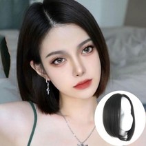 오너클랜 여자 통가발 정수리 앞머리 헤어뽕 자연스러운 모발[WB13B3D]