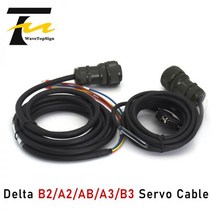 델타 B2 A2 AB A3 B3 1 kw 서보 하이 파워 엔코더 케이블 모터 전원 ASD-A2CAEN1003, 02 B3 Encoder Cable_01 3M