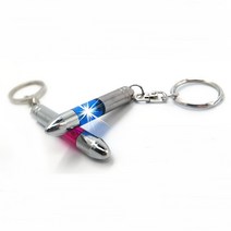 GDPia 정전기 방지 홀더 키링 키 열쇠고리, 1개, 레드