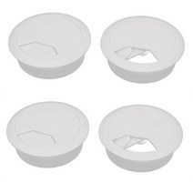 일본직발송 3. uxcell 배선 구멍 캡 원형 컴퓨터 데스크 플라스틱 주최 그로멧용 와이어 그로멧 케이블 와, One Size_One Color, One Size_One Color, 상세 설명 참조0
