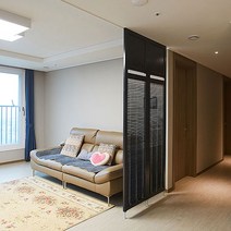 까사라움 원목 블라인드 공간분리 인테리어 가벽 파티션 3color, 가벽파티션(네이비블루)