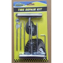 타이어수리 펑크 도구 호환 자동차 타이어 수리 키트 튜브리스 스터딩 세트 자전거 교체 모토, 7 pcs set