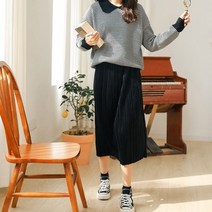 공블리 벨벳 플리츠 스커트 CSK1094