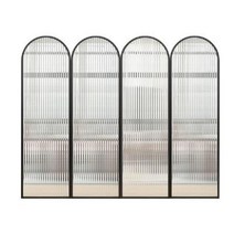 아치형 파티션 가벽 유리 인테리어 공간분리 사무실 칸막이 가림막 데스크 책상파티션 테이블, B. 4단 각 너비 50개  높이 170