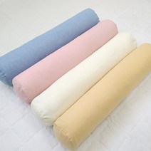바디연구소 도르르 경추 목베개 낮은 기능성 수면 숙면 목이편한 원통 원형 경추 베개, 도르르베개 라이트스카이, 1개
