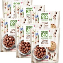 Rossmann Ener Bio Dinkel Herzen 로스만 에너 바이오 스펠트 하트 뮤즐리 85g 6팩, 6개