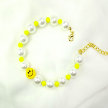 강아지목걸이 반려동물 고양이 노랑 비즈, 노랑(미디움)