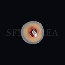 SFX.자가점착 외상피부 병원 경찰 군부대 응급처치 훈련교재 상처치료훈련 시뮬레이션 연습키트, 17.SFX.외상피부_자상(원형, 소)