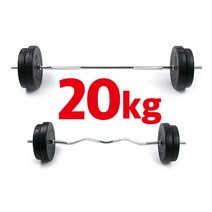 바투스포츠 20kg 역기 세트, 중봉