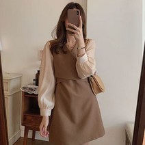 아일렛원피스 지지미 냉장고 원피스 실크 시어서커