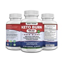 Simply Potent 체중 감량을 단순 포텐셜 케토 화상 다이어트 알약 남녀를 열원성 지방 버너 케토시스 & 포커스를 보충제 라즈베리 케톤 가르시니아 콤보기아 녹차 커피