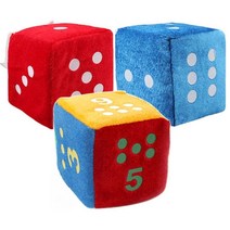 [동화오피스] 스펀지주사위(소10cm) 색상선택 - 헝겊주사위 숫자주사위, 숫자