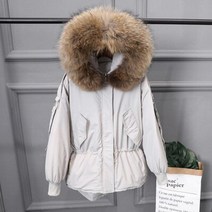 여성패딩 new parka 2023 오프 시즌 다운 재킷 big fur 겨울