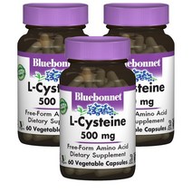 블루보넷 엘시스테인 500mg 60캡슐 3통