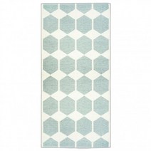 북유럽 브리타스웨덴 Brita Sweden 안나 PVC 매트 카페트 러그 아쿠아 70x100 cm