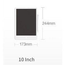 오리지널 Xiaomi Mijia LCD 칠판 태블릿 펜 10 /13.5 / 20 인치 디지털 그리기 필기 패드 메시지 보드, 10inch