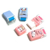 달콩팬시 이리눕개 지우개 청소기, 블루