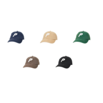 Palace Skateboard 팔라스 워시드 트윌 P 6-패널 캡 블랙 그레이 카키 그린 네이비