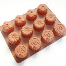 [렛츠베이킹] 실리콘몰드 (원형 양갱) 수선화