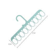 멀티 포트 지원 옷걸이 건조 랙 다기능 플라스틱 양말 보관 가정용 공간 절약 주최자, 하나, Light Blue