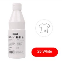 Pebeo 500ML 패브릭 페인트 섬유 안료 손으로 그린 의류 신발 색상 방수 및 비 caking 예술 용품을 건조 후, [08] 25