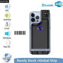 바코드무선리더기 QR 블루투스 스캐너 JOOYTEC블루투스 1D 레이저 바코드 스캐너 백 클립 휴대폰 바코드 리더 유니버설, 다른
