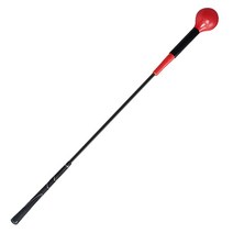 홈스크린골프 가정용 실내 실외 골프 스윙 보조 도구 115cm 초보자 훈련 장비 운동 스틱, 01 Red
