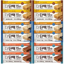 빙그레 더단백 프로틴바 3종 12입(크런치바초코4개 + 크런치바피넛버터4개 + 마일드바아몬드쿠키4개), 1세트