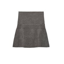 ZARA 리브드 니트 미니 스웨터 스커트 세트 5755116
