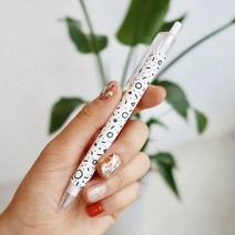 [모비딕컴퍼니] 필기구 사무용펜 라이트볼펜 특이한볼펜 수성볼펜 어린이학용품 phiao, 잇★ 유니크 패턴 일러스트 볼펜 사무용품 학원 행사 선, 잇★ 옐로우