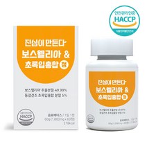 진심이만든다 보스웰리아 앤 초록입홍합 정 60g, 1개