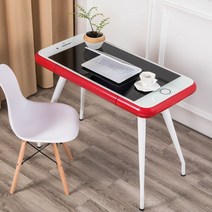 인퍼니처 아이폰 책상 테이블 탁자 애플 휴대폰 핸드폰 스마트폰 맥북 액정 책상 테이블, 셧다운 -실버